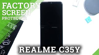 How To Apply Screen Protector On Realme C35 - Install Tempered Gl