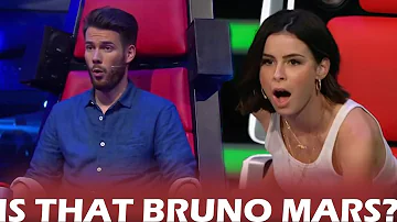 TOP 5 BRUNO MARS COVERS ON THE VOICE | BEST AUDITIONS