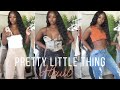 Pretty Little Thing Spring 2021| Try On Haul| Basic Baddie Outfits