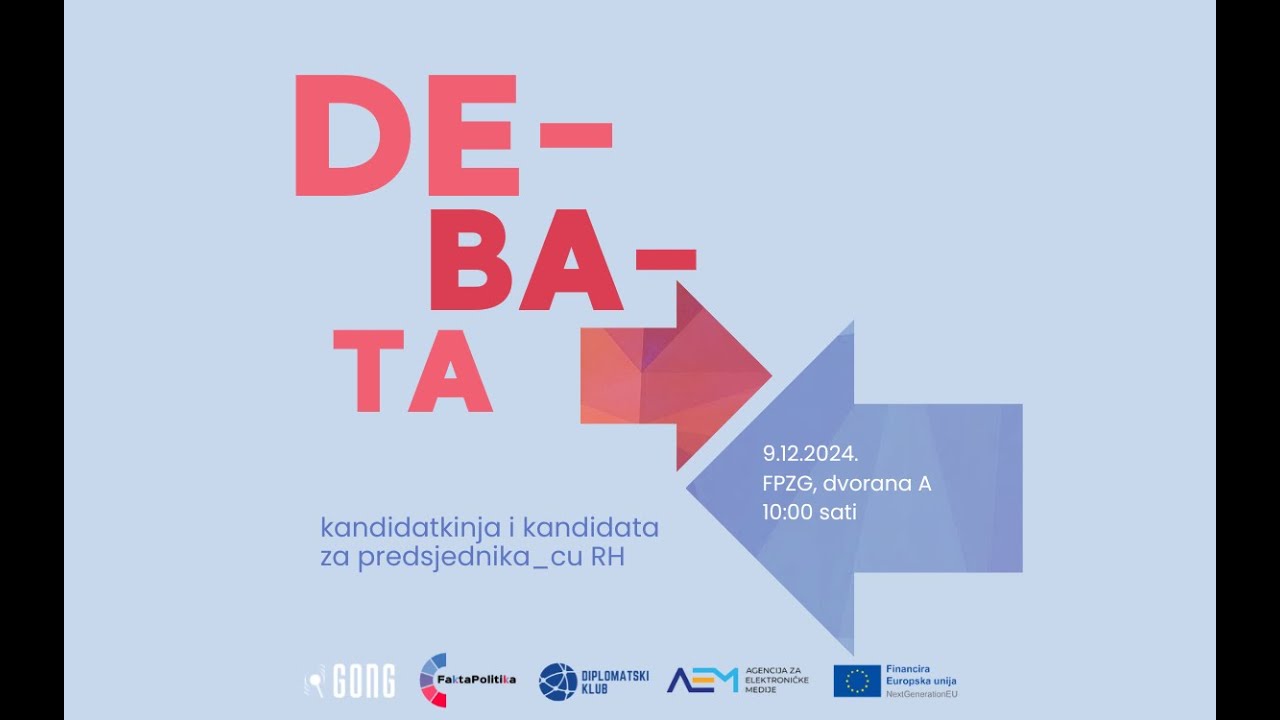 Debata kandidatkinja za predsjednika_cu Republike Hrvatske