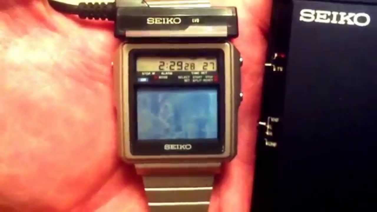 Seiko T001 Tv Watch The Smallest Tv In The World Youtube