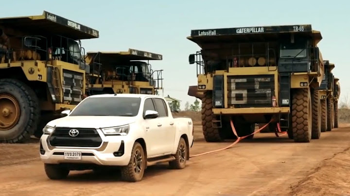 The New Hilux Revo 2022- New Hilux Revo, GD SUPER POWER engine drag a giant Truck