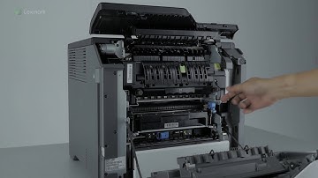 CS720/CS725 Series—Replacing the fuser and fuser reset
