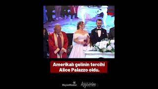 Amerikalı Gelinin Tercihi Alice Palazzo Oldu