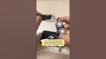 Máy cạo râu 2 lưỡi kép , tự động mài khi sử dụng,có thể cạo râu,lông tay,lông chân #lamdep #review