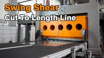 What Is Rotary Shear Cut To Length Line? Automatic Cut To Length Machine