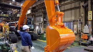 How it's Hyundai excavator 14w machine fitting inside the  local workshop