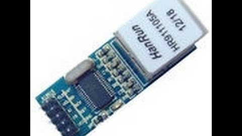 Ethernet модуль на чипе ENC28J60 для Arduino.
