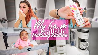 My Realistic 6am Morning Routine | SkinCare, Kids & More