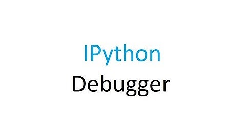 Ipython Debugger(ipdb) for api testing.