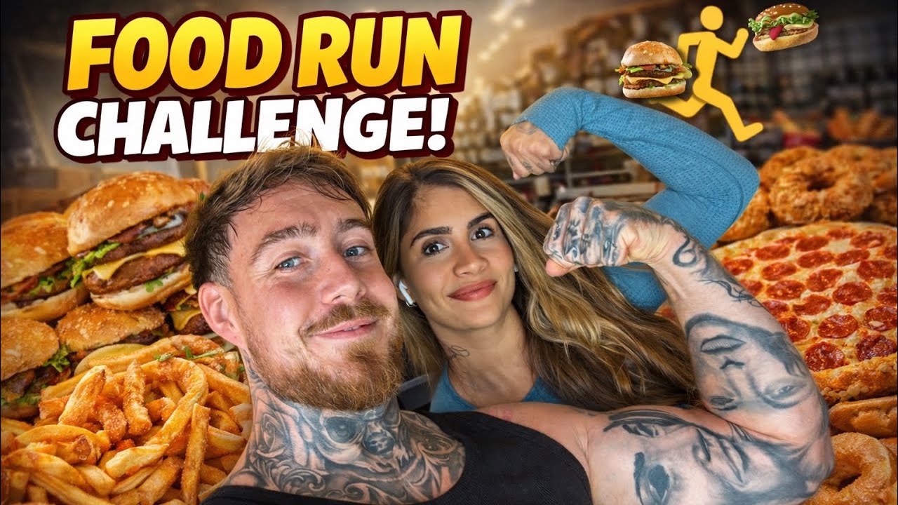 KFC FOOD RUN CHALLENGE 🐔 - YouTube