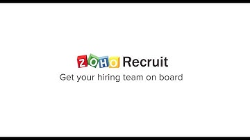 Zoho Recruit - Get your hiring team on board