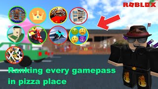 Ranking every gamepass in Work at a pizza place! 2020(Roblox)