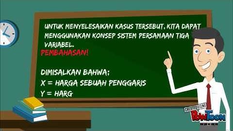 Sistem Persamaan Linear Tiga Variabel