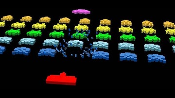 Blender 2.60 - Space Invaders Animation