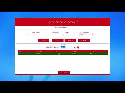 Grocery Shop Management System Using Vb.Net