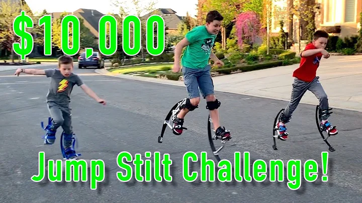 $10,000 Jump Stilt Challenge!!!