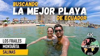 LOS FRAILES, MONTAÑITA Y SALINAS, CÚAL ES LA MEJOR PLAYA? | ECUADOR | 4K |