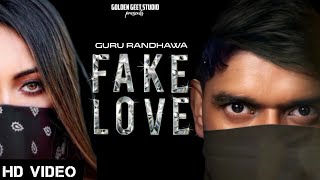 Guru Randhawa: Fake Love | Man Of The Moon | New Punjabi Song | FanMade | Golden Geet Studio