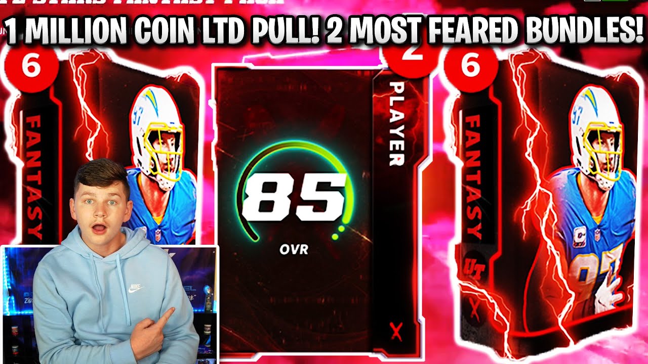 1 MILLION COIN LTD PULL! 2 MOST FEARED FANTASY BUNDLES! | MADDEN 22 ULTIMATE TEAM