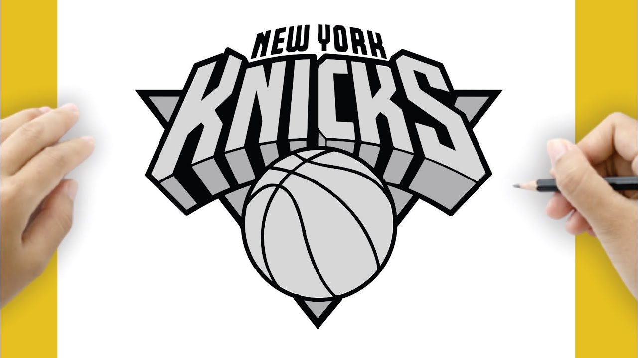 How to Draw the New York Knicks Logo Step-by-Step - YouTube