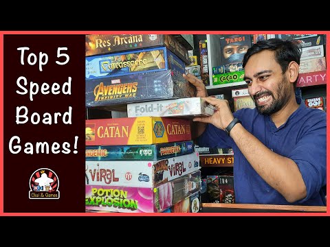 Top 5 Speed Board Games | Top 5 Dexterity Board Games in India // Chai &