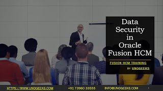 Oracle Fusion HCM Training | Data Security in Oracle Fusion HCM | Oracle Fusion HCM