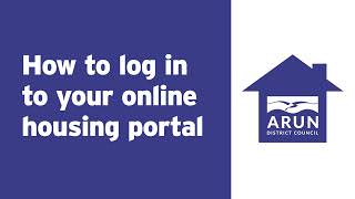 Housing Portal - how to log in to your online account