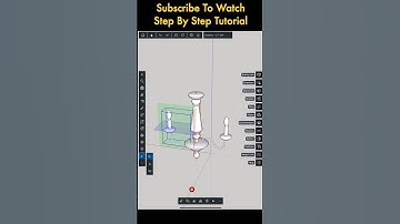 How To Mirror In SketchUp On iPad #shorts #sketchup #3d #sketchuptutorial #iPad #2d