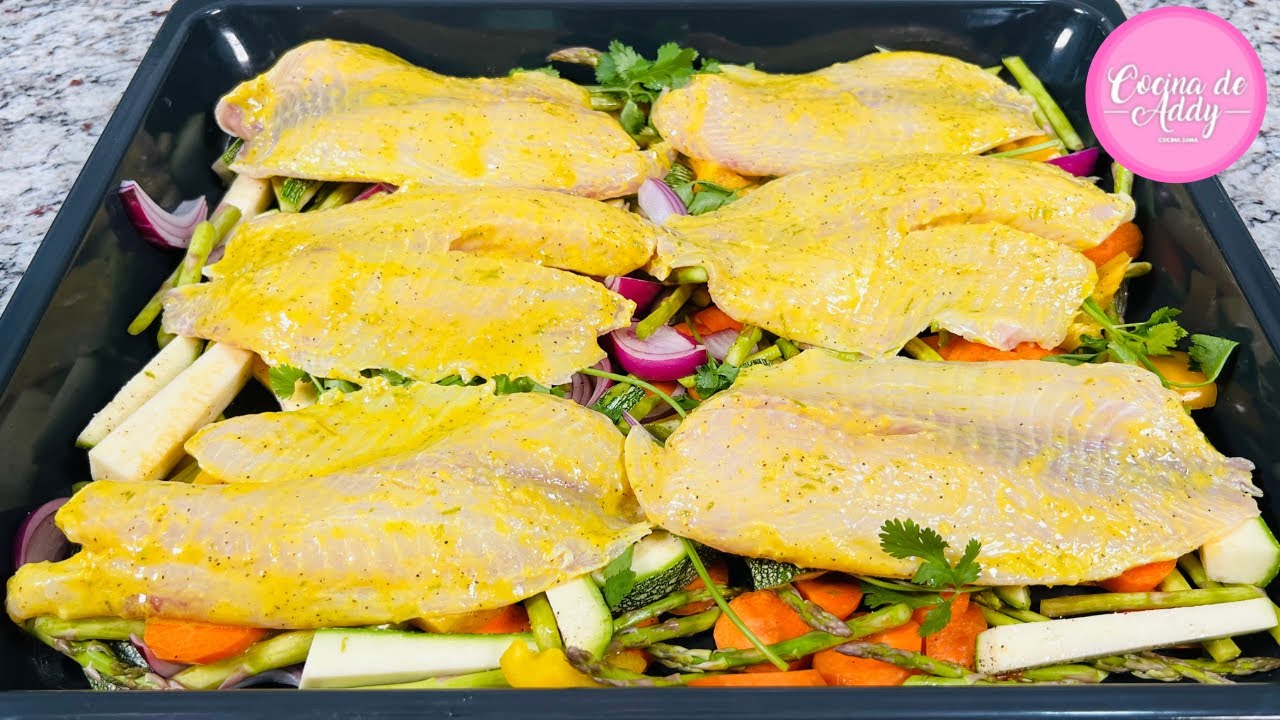 COMIDA QUE CURA. Previene Diabetes, Estreñimiento, Colesterol y más. PESCADO AL LIMON Y MOSTAZA|Addy