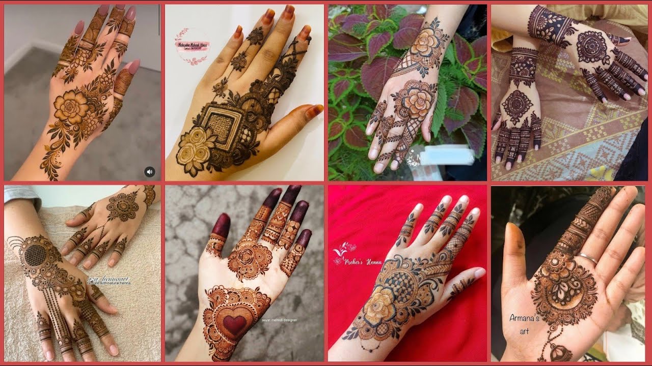 Latest Mehndi Designs For Girls 2022