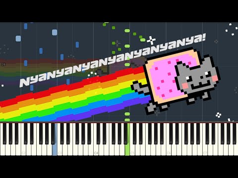 Nyanyanyanyanyanyanya! (Piano Tutorial by Javin Tham) Nyan Cat Theme