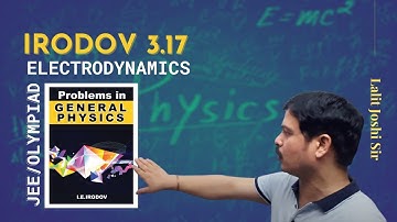 🅸🅸🆃 IE Irodov Problem 3.17 | Electrodynamics | Solution by Lalit Joshi sir