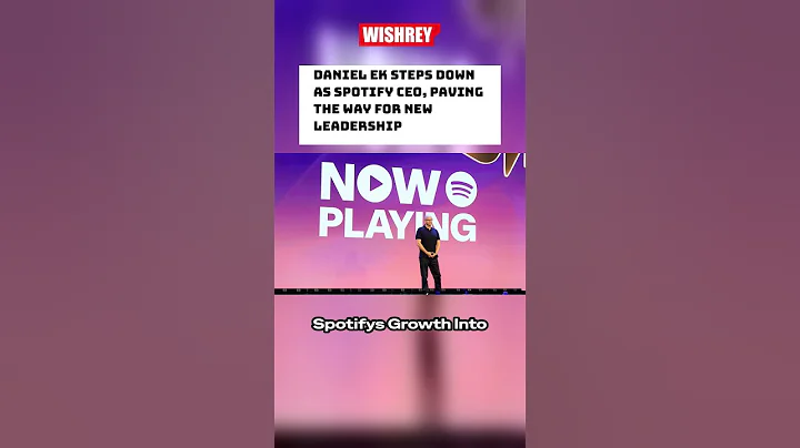 Daniel Ek Steps Down as Spotify CEO: Leadership Change Explained #shorts