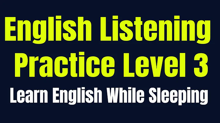 Improve Vocabulary ★ Learn English While Sleeping ★ Listening English Practice Level 3 ✔ - DayDayNews