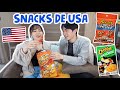 COMIMOS DULCES DE USA 🇺🇸 ¡En shock! NO CREERAS LO QUE PASÓ 🤪 // Juli & Takashi