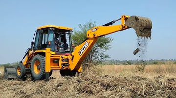 New Jcb 3dx Backhoe Loader Loading Red Mud In Mahindra and Swaraj Tractor | Jcb Tractor Cartoon #38