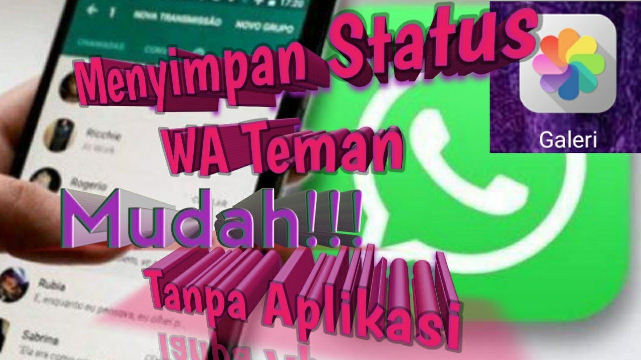 Cara Menyimpan Status WhatsApp Teman (Mudah tanpa Aplikasi ...