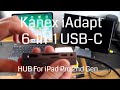 Kanex iAdapt 6-In-1 USB-C Hub for iPad Pros (2nd Gen)