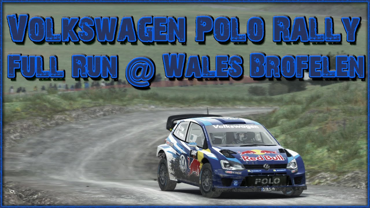 games people play DiRT Rally Volkswagen Polo Rally Full Run @ Wales Bronfelen (PS4)