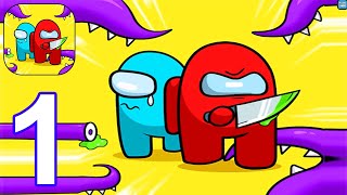 Crewmate Adventure: Animation Parkour - Gameplay Walkthrough Part 1 Levels 1-17 (Android, iOS) screenshot 5