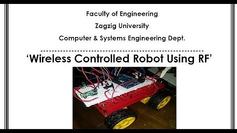 RF Wireless Controlled Robot -  LabVIEW - Arduino