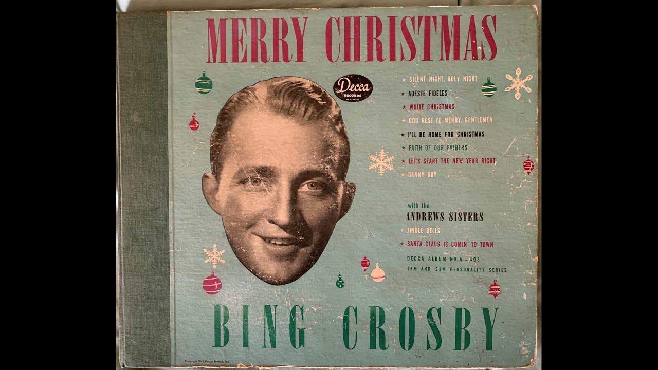 Bing Crosby and the Andrews Sisters Jingle Bells YouTube
