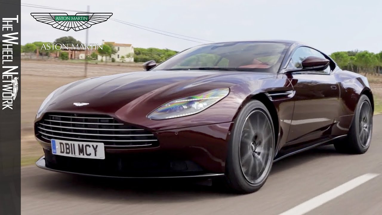 2018 Aston Martin DB11 V8 | Divine Red | Driving, Exterior - YouTube