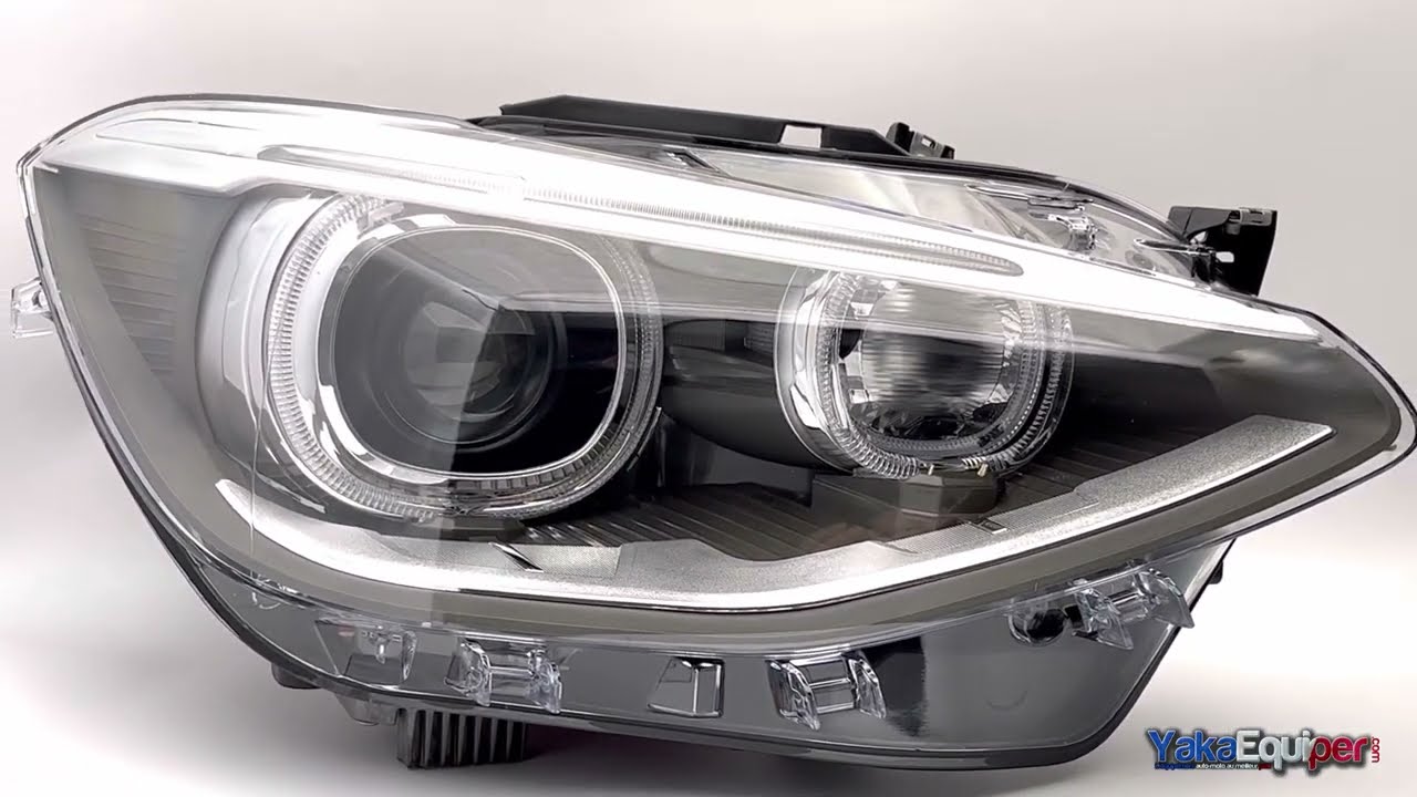 2 BMW Serie 1 F20 Angel Eyes headlights look xenon LED V2 phase 1 - replica  - YakaEquiper.com