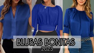 MODELOS DE BLUSAS ELEGANTES,MODERNAS Y BONITAS 2023