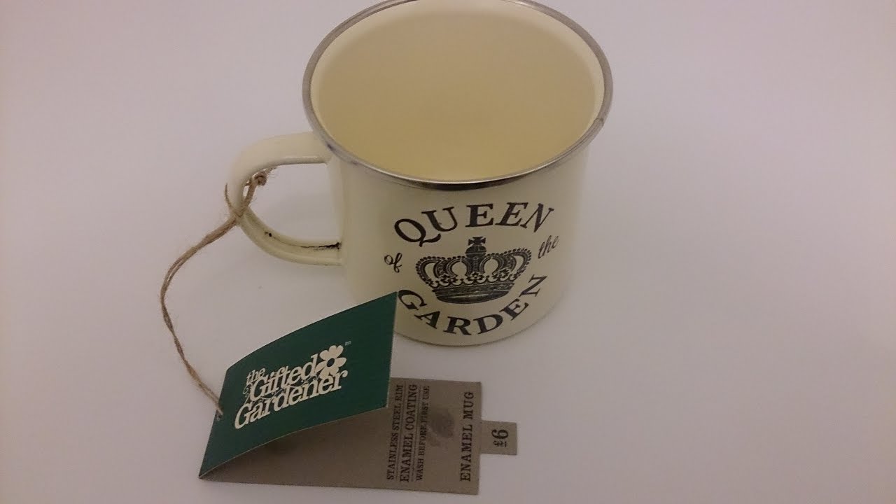 Made Too Last Queen Of The Garden Enamel Mug From The Gifted