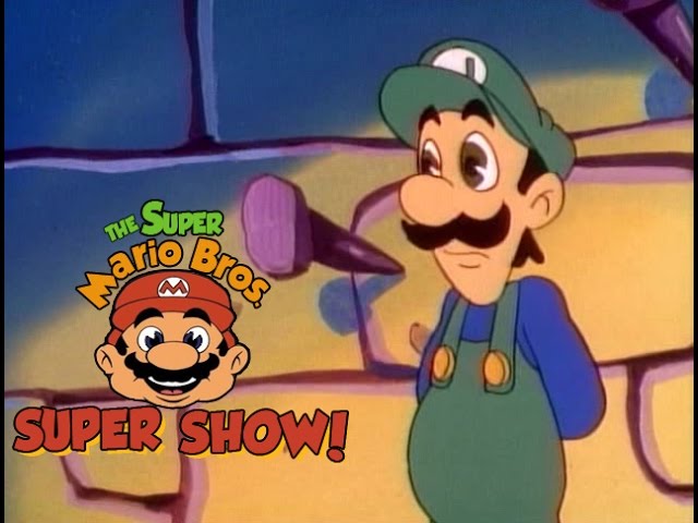 Super Mario Brothers Super Show - Luigi Climbing the Beanstalk, Super Mario  Bros