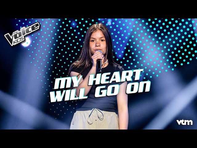 Eline - 'My Heart Will Go On' | Blind Auditions | The Voice Kids | VTM class=
