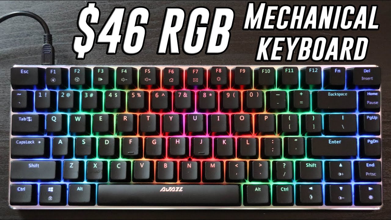 AJAZZ GEEK AK33 RGB mechanical keyboard review 